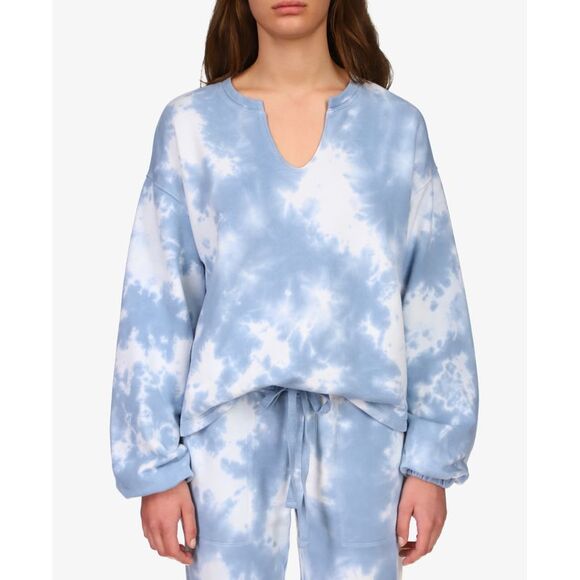 Sanctuary Perfect Tie-dye Sweatshirt In Oasis Sky - S - Picture 1 of 3